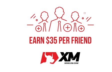 Programma XM Refer a Friend — līdz USD 35 vienam draugam