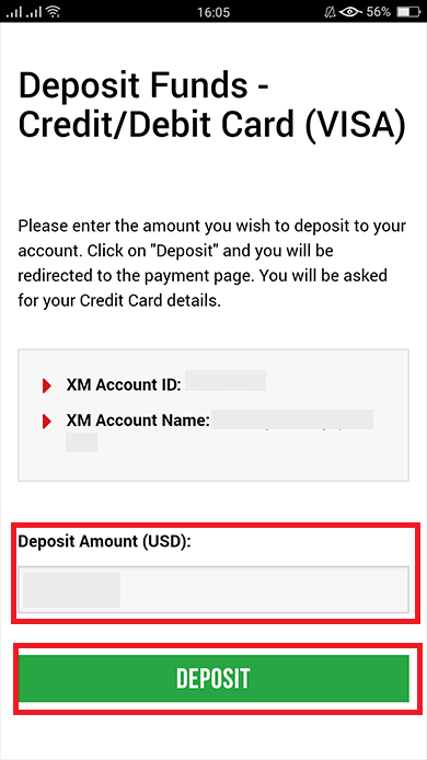 How to Deposit Money in XM