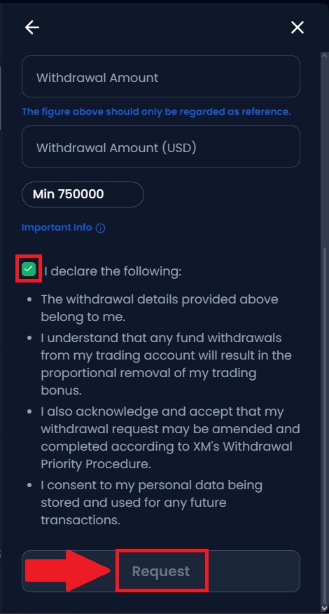 2026 දී XM වෙතින් මුදල් ආපසු ගන්නේ කෙසේද: මුදල් ආපසු ගැනීමේ ක්‍රම, ගාස්තු සහ සැකසුම් කාලය